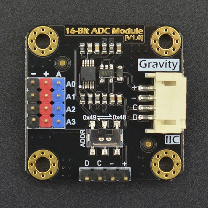 Gravity: I2C ADS1115 16-Bit ADC Module 2 Gravity: I2C ADS1115 16-Bit ADC Module - Image 2