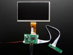 HDMI 4 Pi: 7" Display No Touchscreen 1024x600 W/ Mini Driver -The Pi Hut hdmi 4 pi 7 display no touchscreen 1024x600 w mini driver the pi hut ada2300 28610848948419