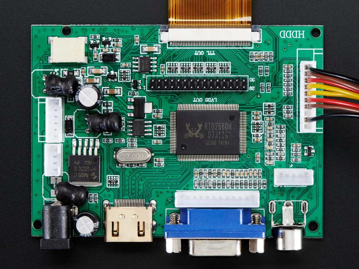 HDMI 4 Pi: 7" Display No Touchscreen 800x480 - HDMI/VGA/NTSC/PAL 4 HDMI 4 Pi: 7" Display No Touchscreen 800x480 - HDMI/VGA/NTSC/PAL - Image 4