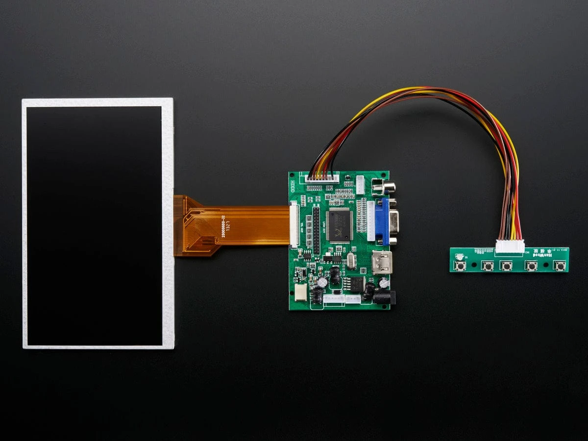 HDMI 4 Pi: 7" Display No Touchscreen 800x480 - HDMI/VGA/NTSC/PAL 5 HDMI 4 Pi: 7" Display No Touchscreen 800x480 - HDMI/VGA/NTSC/PAL - Image 5