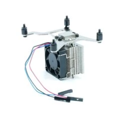 High Performance Cooler With PWM Fan For Raspberry Pi 4 -The Pi Hut high performance cooler with pwm fan for raspberry pi 4 kksb 105277 40109841023171