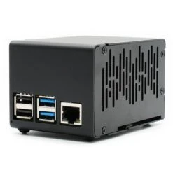KKSB Tall Aluminium Case For Raspberry Pi 4 -The Pi Hut kksb tall aluminium case for raspberry pi 4 kksb 105276 40109962002627
