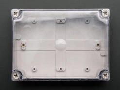 Large Plastic Project Enclosure - Weatherproof With Clear Top -The Pi Hut large plastic project enclosure weatherproof with clear top the pi hut ada905 28610431844547