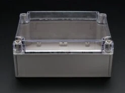 Large Plastic Project Enclosure - Weatherproof With Clear Top -The Pi Hut large plastic project enclosure weatherproof with clear top the pi hut ada905 28610431877315