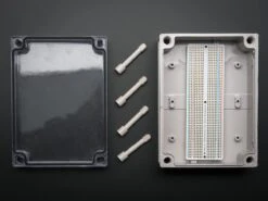 Large Plastic Project Enclosure - Weatherproof With Clear Top -The Pi Hut large plastic project enclosure weatherproof with clear top the pi hut ada905 28610431910083