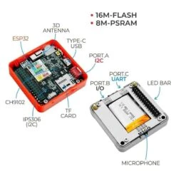 M5Stack FIRE IoT Development Kit (PSRAM) V2.6 -The Pi Hut m5stack fire iot development kit psram v2 6 m5stack k007 v26 31554744615107