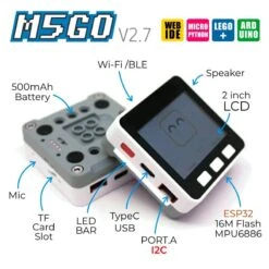 M5Stack M5GO IoT Starter Kit V2.7 -The Pi Hut m5stack m5go iot starter kit v2 7 the pi hut k006 v27 40586097852611