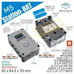 Front Page -The Pi Hut m5stack station esp32 iot development kit battery version m5stack k124 b 39720542077123