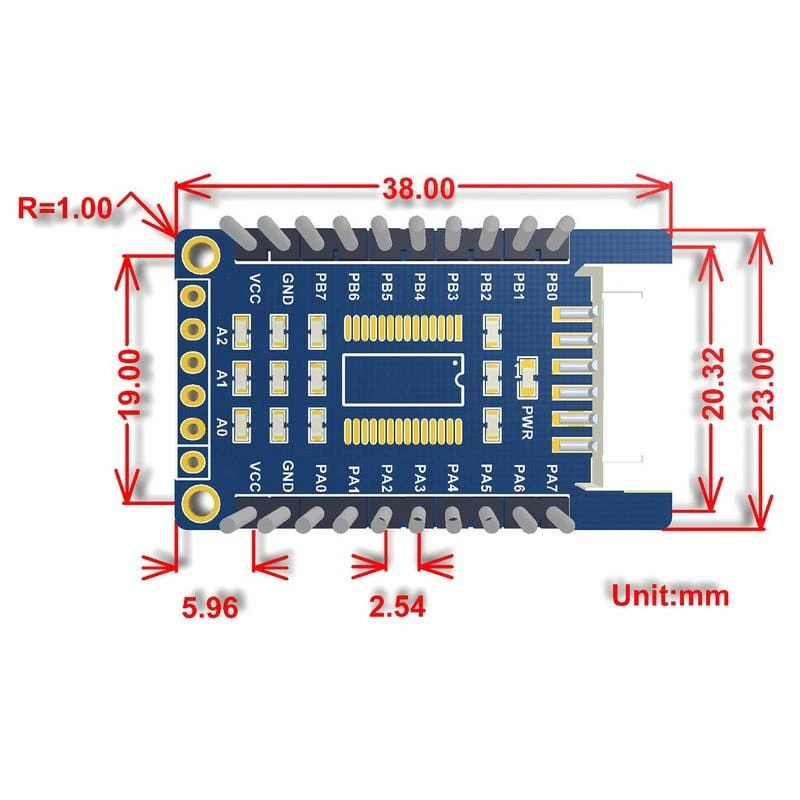 MCP23017 IO Expansion Board 6 MCP23017 IO Expansion Board - Image 6