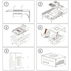 Metal Case With 40mm Cooling Fan For Raspberry Pi 5 -The Pi Hut metal case for raspberry pi 5 with 4010 cooling fan 52pi zp 0162 41323086184643