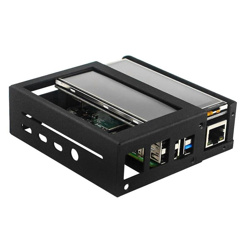 Metal Case With 3.5" TFT Touchscreen For Raspberry Pi 4 (480x320) 4 Metal Case With 3.5" TFT Touchscreen For Raspberry Pi 4 (480x320) - Image 4