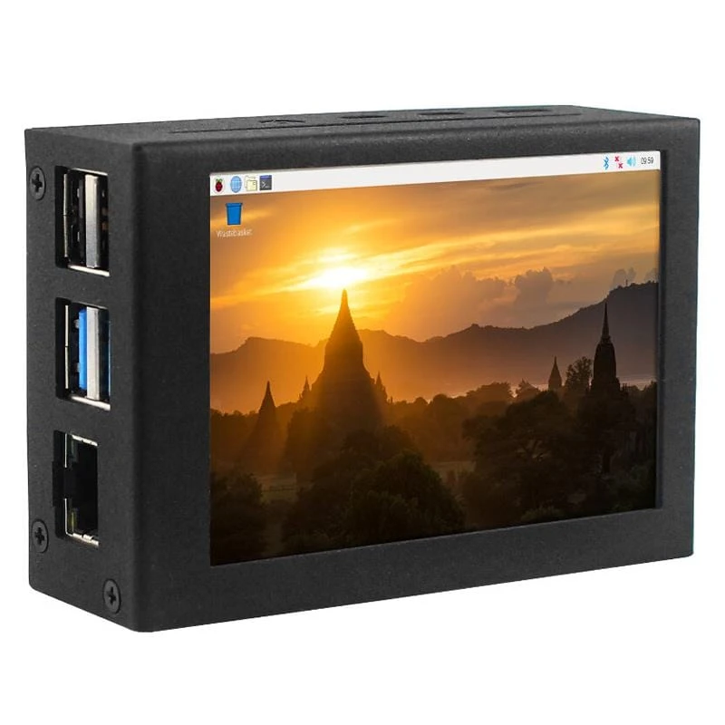 Metal Case With 3.5" TFT Touchscreen For Raspberry Pi 4 (480x320) 5 Metal Case With 3.5" TFT Touchscreen For Raspberry Pi 4 (480x320) - Image 5