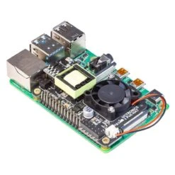 Mini Power Over Ethernet (PoE) HAT For Raspberry Pi 4 - With Fan -The Pi Hut mini power over ethernet poe expansion board for raspberry pi 4 with fan uctronics u6242 32981092991171