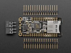 Music Maker FeatherWing With 3W Amp - MP3 OGG WAV MIDI Synth Player -The Pi Hut music maker featherwing w amp mp3 ogg wav midi synth player stereo 3w amplifier adafruit ada3436 28610484371651