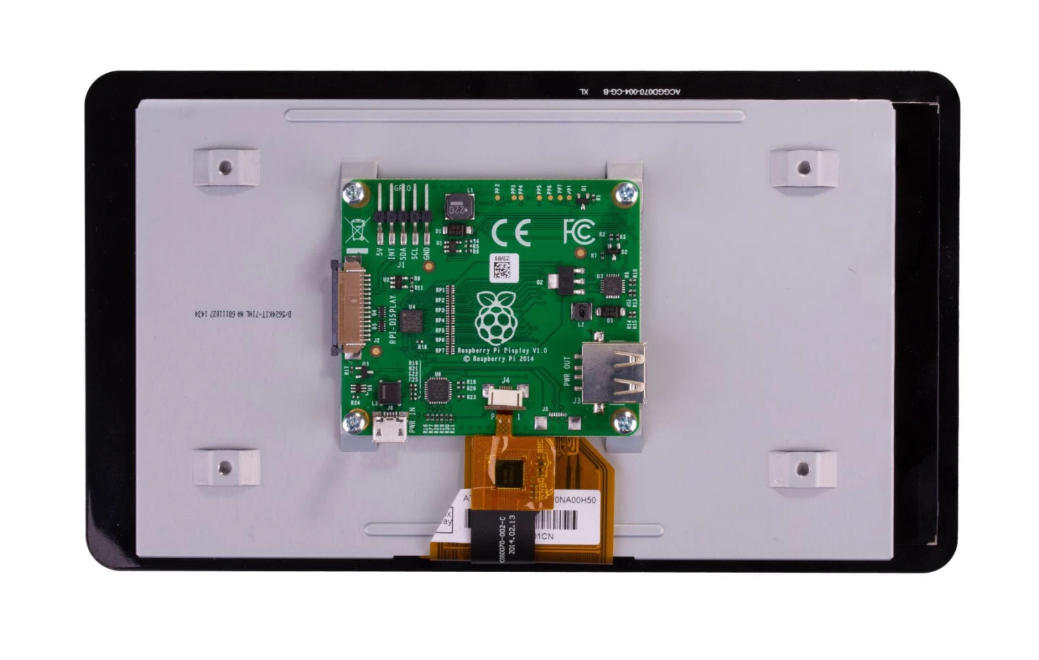 Official Raspberry Pi 7" Touchscreen Display 2 Official Raspberry Pi 7" Touchscreen Display - Image 2