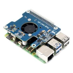 PoE HAT For Raspberry Pi 5 With Cooling Fan (5V And 12V Outputs) -The Pi Hut poe hat for raspberry pi 5 with cooling fan the pi hut wav 26399 41410155544771