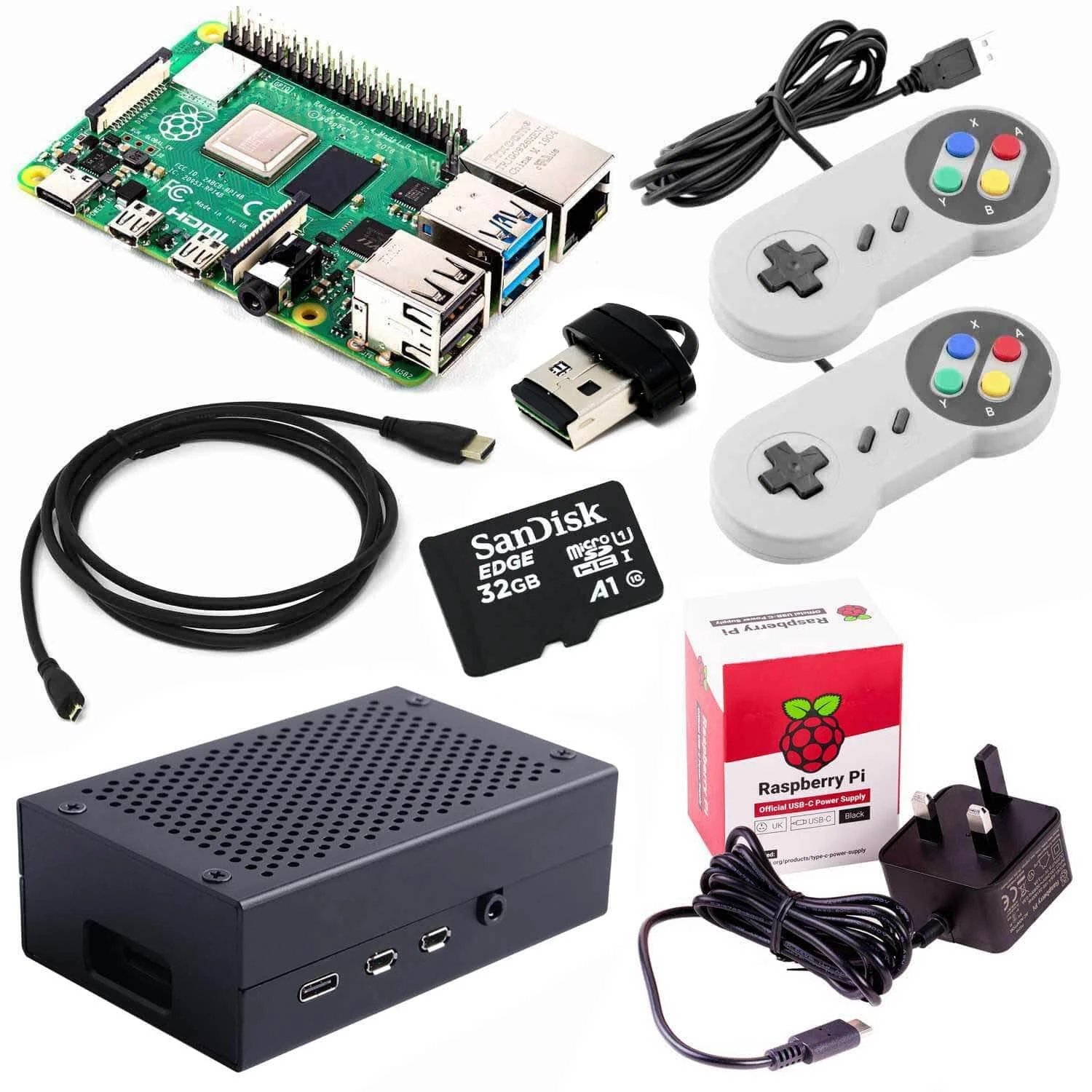Raspberry Pi 4 Model B Retro Gaming Kit 1 Raspberry Pi 4 Model B Retro Gaming Kit
