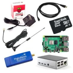 Raspberry Pi 4 PiAware Aircraft Tracking Kit -The Pi Hut raspberry pi 4 piaware aircraft tracking kit flightaware 103494 29901598621891