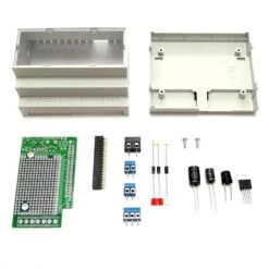 RasPiBox - Raspberry Pi 4 Prototyping DIN Rail Case (inc. 5V Regulator) -The Pi Hut raspibox raspberry pi 4 prototyping din rail case inc 5v regulator zihatec 103313 23358801543363
