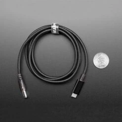 Re-programmable USB Type-C PD To 2.1/5.5mm Barrel Jack Cable -The Pi Hut re programmable usb type c pd to 2 1 5 5mm barrel jack cable the pi hut ada5501 40046356201667