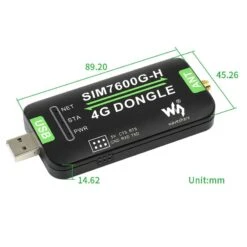 SIM7600G-H 4G USB Dongle -The Pi Hut sim7600g h 4g usb dongle waveshare wav 18165 29275096416451