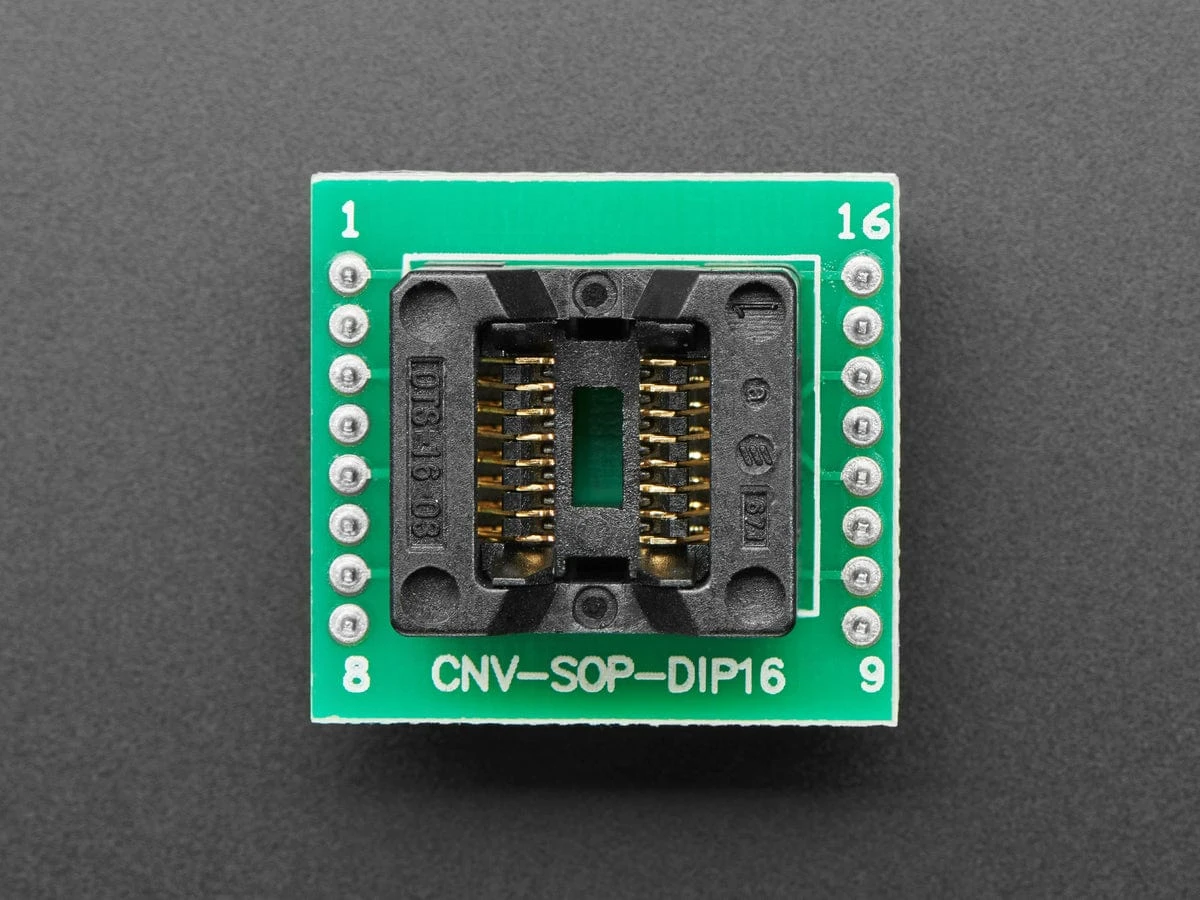 SMT Test Socket - SOIC-16 Narrow Breakout 3 SMT Test Socket - SOIC-16 Narrow Breakout - Image 3