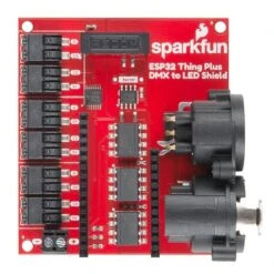 SparkFun ESP32 Thing Plus DMX To LED Shield -The Pi Hut sparkfun esp32 thing plus dmx to led shield sparkfun dev 15110 40203167170755
