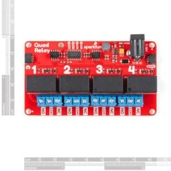 SparkFun Qwiic Quad Relay -The Pi Hut sparkfun qwiic quad relay sparkfun com 16566 40980264878275