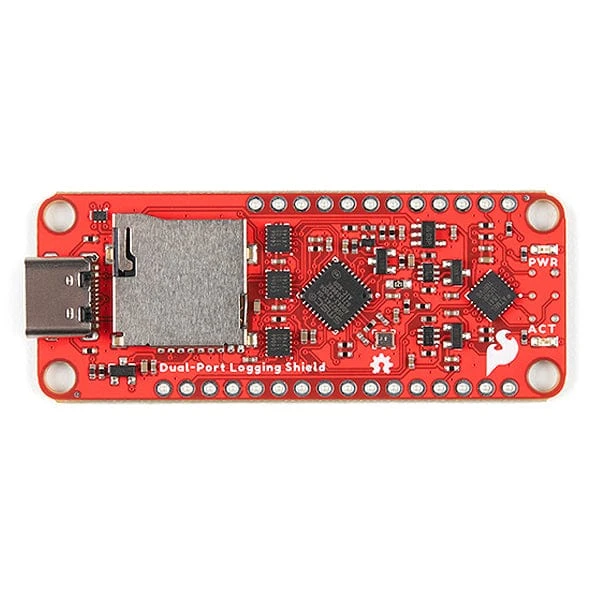 SparkFun Thing Plus Dual-Port Logging Shield 3 SparkFun Thing Plus Dual-Port Logging Shield - Image 3
