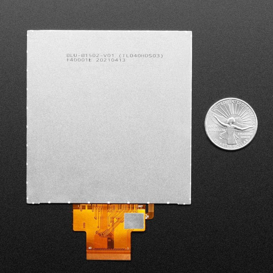 Square RGB 666 TTL TFT Display - 4" 720x720 - No Touchscreen - TL040HDS20-B1502A 3 Square RGB 666 TTL TFT Display - 4" 720x720 - No Touchscreen - TL040HDS20-B1502A - Image 3