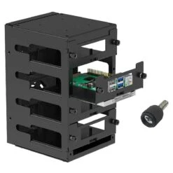 SSD Cluster Case For Raspberry Pi -The Pi Hut ssd cluster case for raspberry pi uctronics u6244 31782319128771