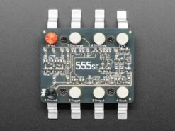 "Three Fives" 555SE Discrete Timer SMT Soldering Kit -The Pi Hut three fives 555se discrete timer smt soldering kit emsl ada4457 28610620260547