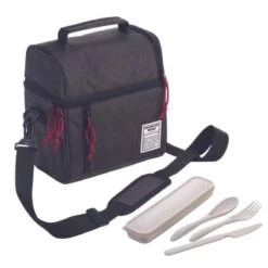 Troika Business Insulated Lunch Cooler With Utensils