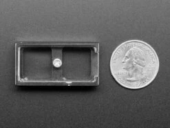 Two Key Black Aluminum Keypad Shell Enclosure (MX Compatible Switches) -The Pi Hut two key black aluminum keypad shell enclosure mx compatible switches the pi hut ada5081 29654648783043