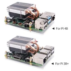 Type B Low-Profile ICE Tower Raspberry Pi 4 Cooler 10 Type B Low-Profile ICE Tower Raspberry Pi 4 Cooler -The Pi Hut type b low profile ice tower raspberry pi 4 cooler 52pi ep 0132 38513132961987