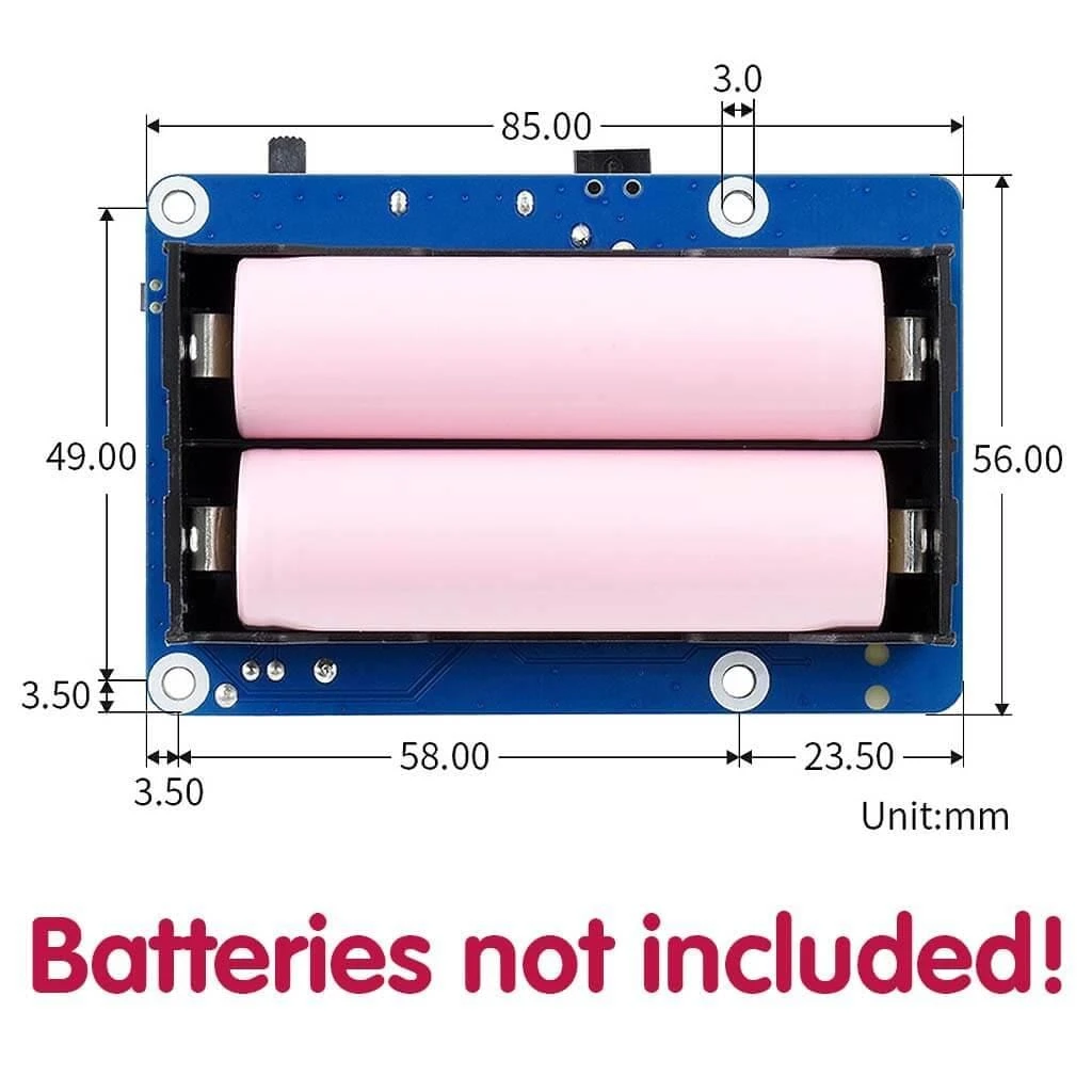 Uninterruptible Power Supply UPS HAT (B) For Raspberry Pi 9 Uninterruptible Power Supply UPS HAT (B) For Raspberry Pi - Image 9