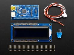 USB + Serial Backpack Kit With 16x2RGB Backlight Negative LCD (RGB On Black) -The Pi Hut usb serial backpack kit with 16x2 rgb backlight negative lcd rgb on black adafruit ada784 28610534965443