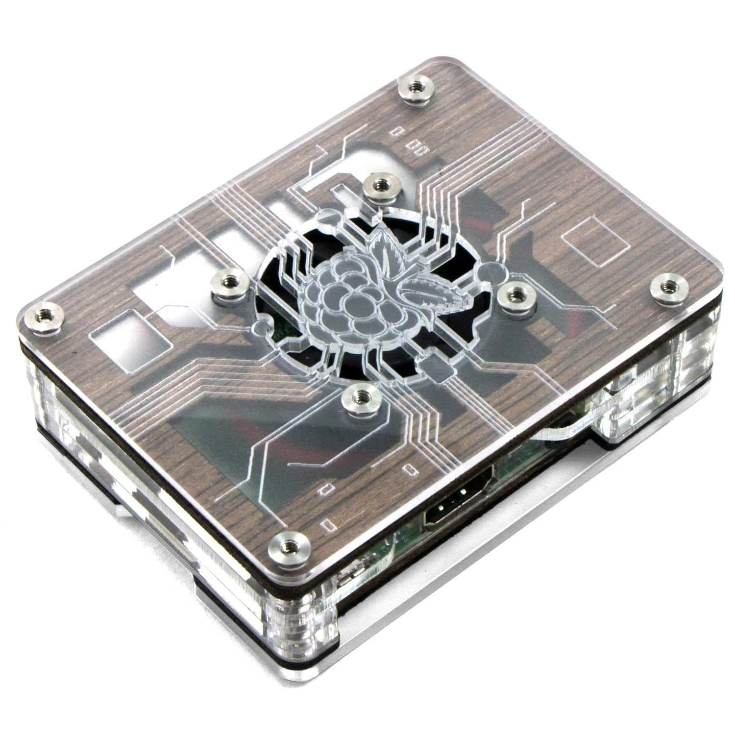 Zebra Virtue Fan Case - Wood Mist 1 Zebra Virtue Fan Case - Wood Mist